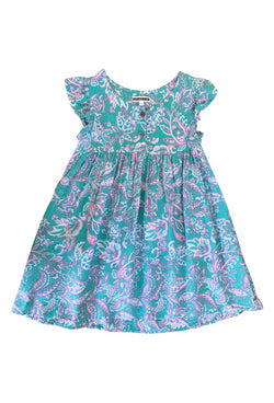 Babydoll Dress - Fleur Seafoam