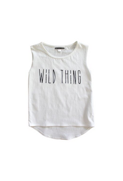 Wild Thing Muscle Tee - White