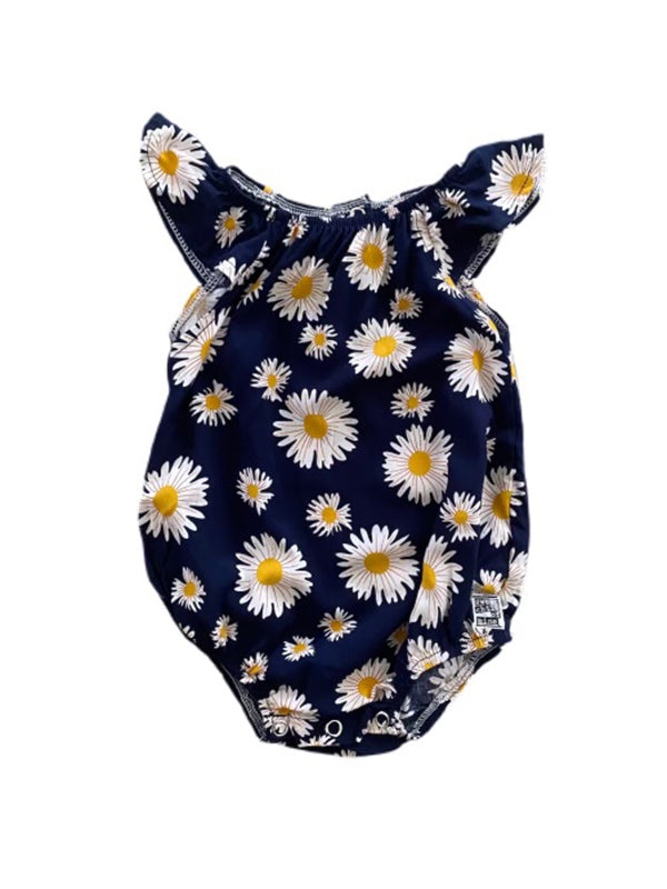 Scout Romper - Daisy Navy