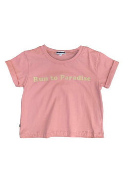 Run to Paradise Tee - Tropical Punch