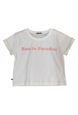 Run to Paradise Tee - White
