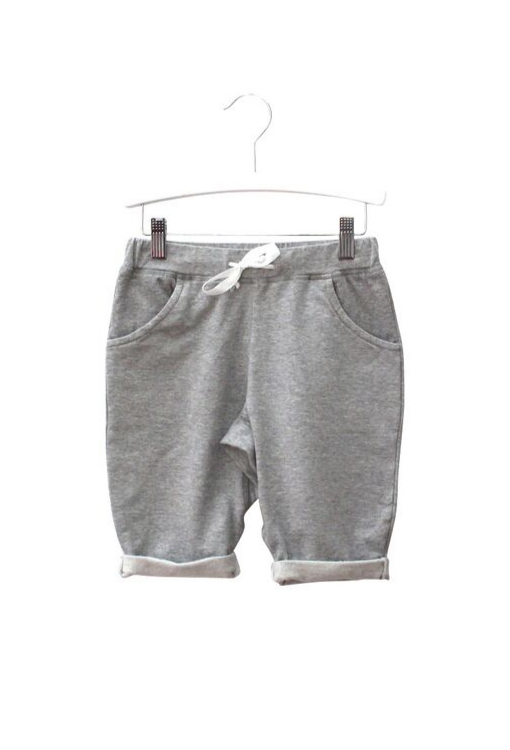 Lounge Trackie Shorts - Grey Marle