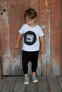 Sweet Child of Mine Circle Logo Tee - White