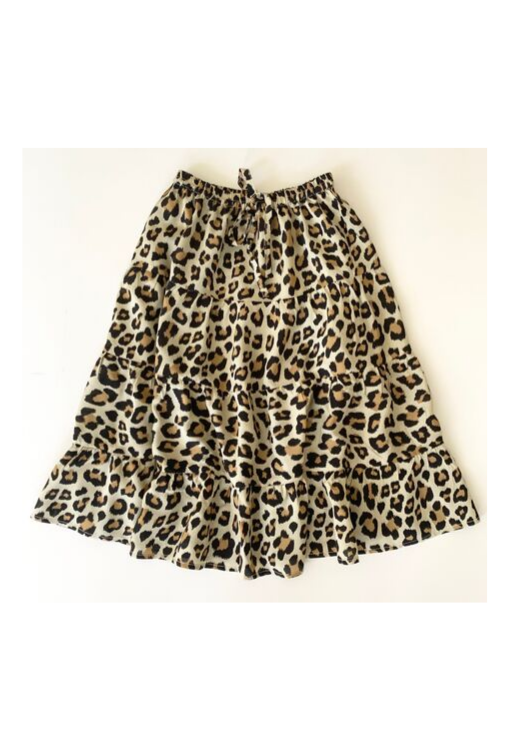 Flamenco Skirt - Leopard